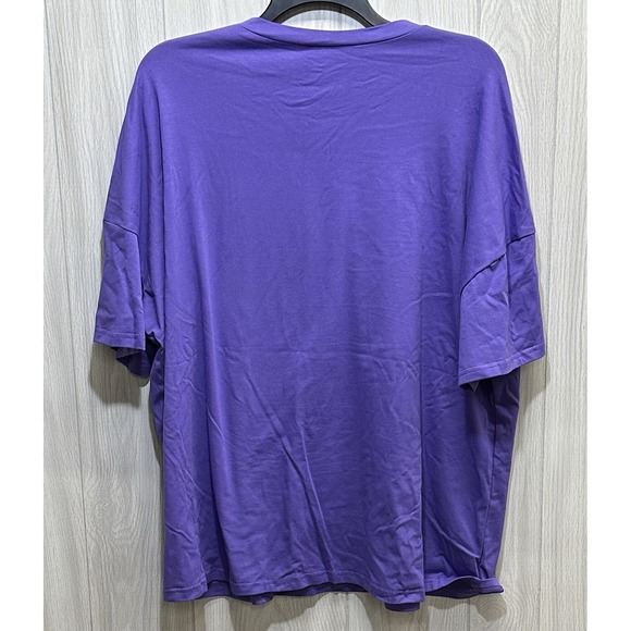 UNBRANDED Women's (Size XXXL) Basic Round Neck Short Sleeve T-Shirt - Picture 3 of 3